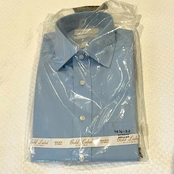 Roundtree & Yorke | Shirts | Gold Label Roundtree Yorke Fitted Nonwash Dress  Shirt | Poshmark